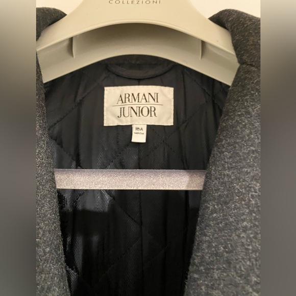 FREE SHIP- Armani Junior wool coat - Picture 3 of 8